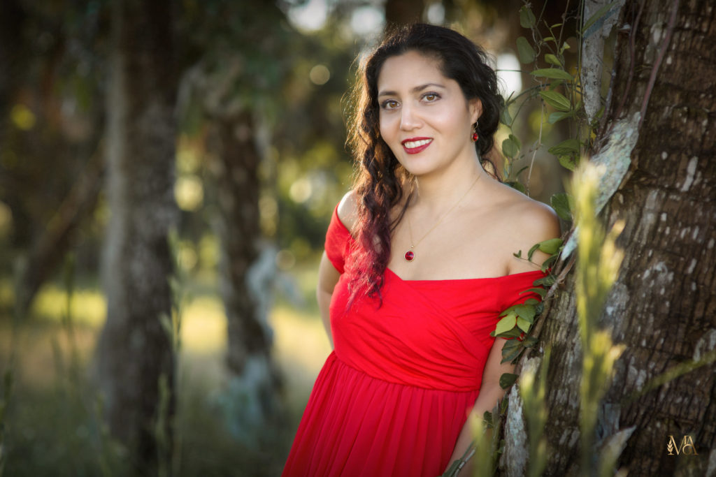 Naples Florida Woman in red Portrait Photographer 